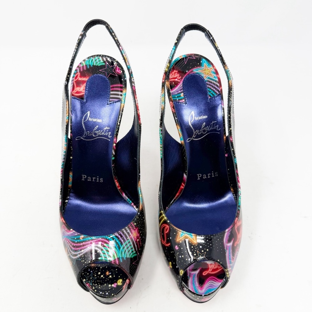 Christian Louboutin Hot Chick Sling Alta 120 Heels Womens EU 36 - Picture 3 of 11